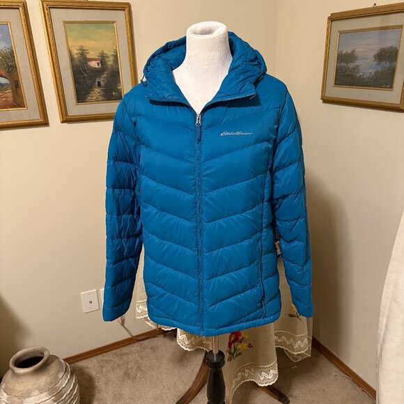 Eddie Bauer Packable Down Feather Jacket Sz. XL - Picture 1 of 7